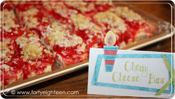 cherry cheese bars