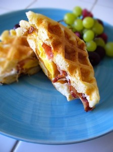 I love how creative people get with their waffles! So many fun ideas for breakfast, lunch, AND dinner.