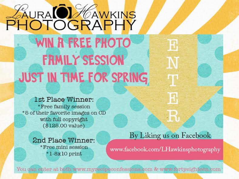 Enter to win a family photo session from Laura Hawkins Photography in Utah.