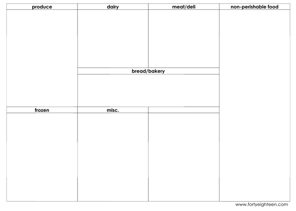 Meal planning will be so much easier with this #printable menu planner and grocery list. I won't have to run to the store every night.