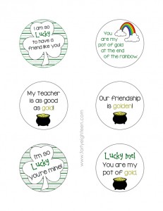 St. Patrick's Day tags