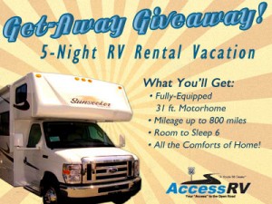 I want to #travel somewhere as gorgeous as this when I #win this RV #giveaway.