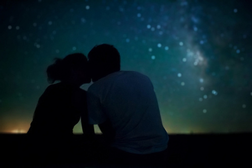 kiss under the stars
