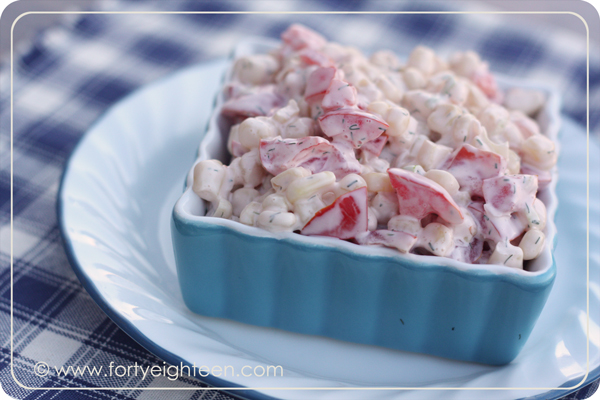 creamy corn salad